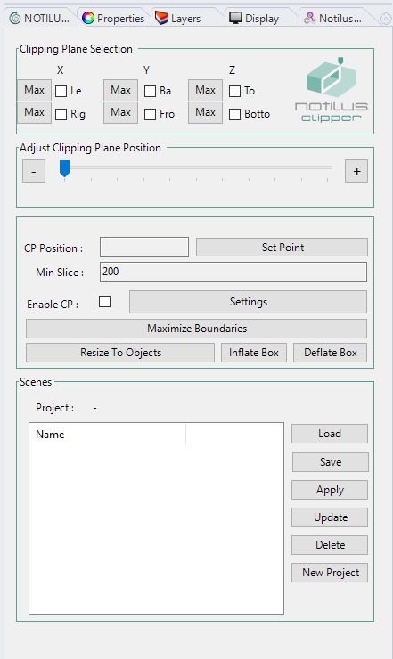 Notilus Clipper panel